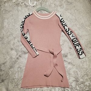 Guess pink sweater toddler 4